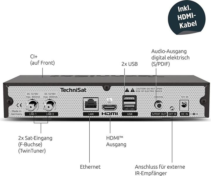 Actual product image TechniSat Digit Isio S3 (DVB-S2, DVB-S, CI+ slot)