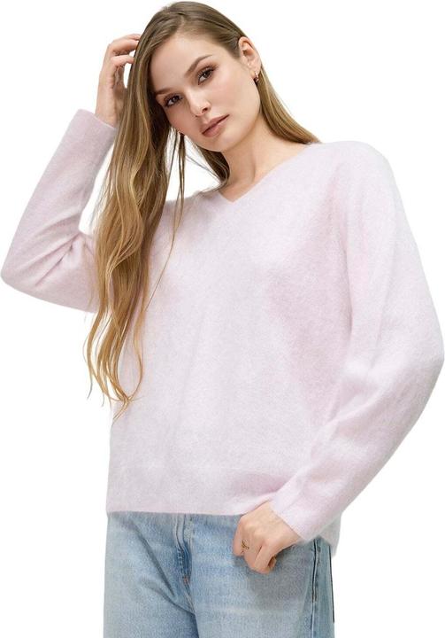 Produktbild Bellemere Pullover Brushed Silk Cashmere V-Neck Sweater (One Size)