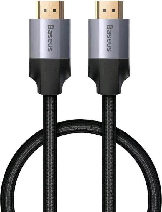Produktbild Baseus Enjoyment Series 4KHD Male To 4KHD Male Adapter Cable 5m Dark gray (5 m, HDMI, 2.0)