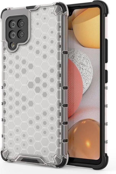 Hurtel Honeycomb Case armor cover with TPU Bumper for Samsung Galaxy A42 5G transparent (Samsung Galaxy A42 5G)
