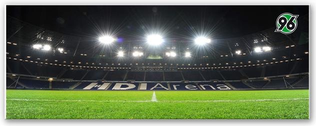 Immagine prodotto Hannover 96 HDI Arena Night - Panorama (40 x 100 cm)