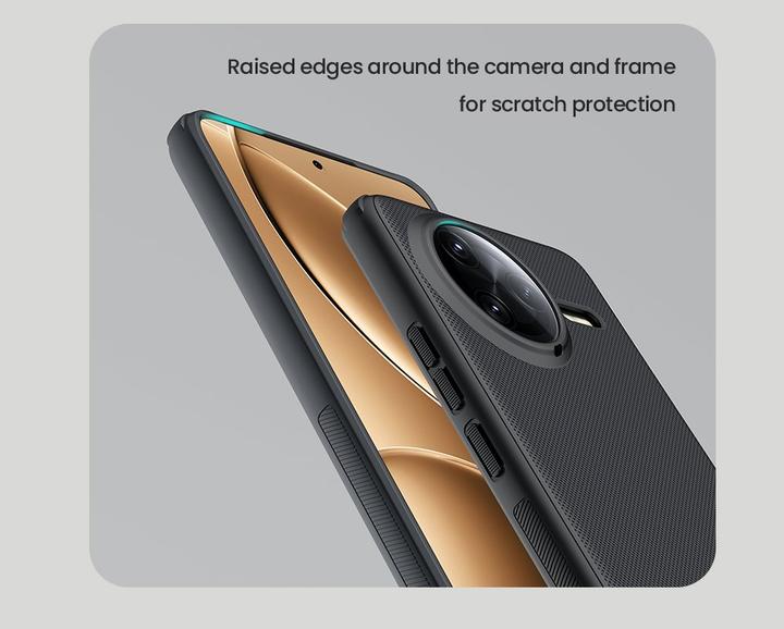 Actual product image Xiaomi Back panel cover - Nillkin Super Frosted PRO Back Cover for Poco F7 Ultra Black (Xiaomi Poco F7 Ultra)