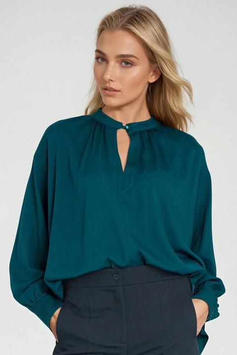Actual product image Nife Women's oversized ruffled blouse (40, 42)