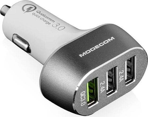Produktbild Modecom Autoladegerät MC-CU3 (Quick Charge 3.0 + 2x USB)