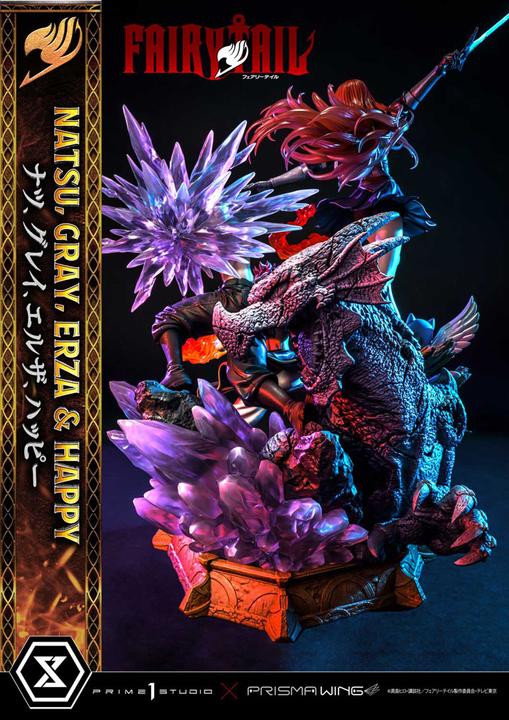 Image du produit Prime 1 Studio FAIRY TAIL -Natsu, Gray, Erza, Happy -Statue Del. Bonus Vers. 1/7 57cm