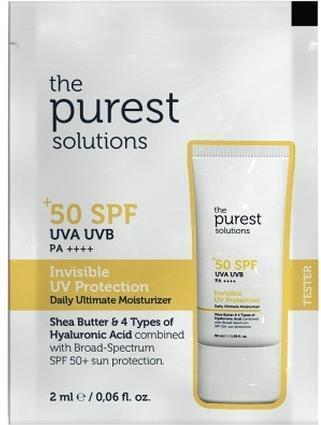 Produktbild The Purest Solutions Invisible Uv Protection Daily Intensive Moisturizer 50 Spf - 2ml (Sonnencreme, SPF 50)