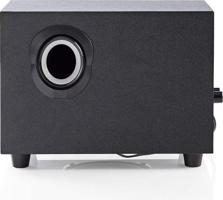 Immagine prodotto Nedis Altoparlante per PC - Alimentazione tramite USB - Subwoofer - Ingresso connessioni: 1x 3,5 mm - 2.1 (1 pz., 16 W)