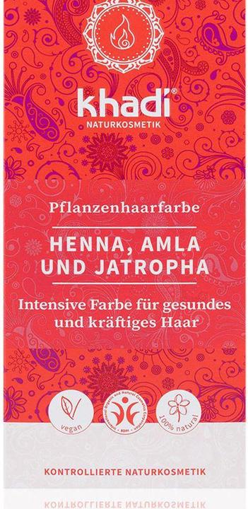 Khadi Herbal hair color Henna, Amla & Jatropha (Red)