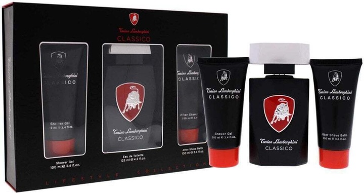 Immagine prodotto Tonino Lamborghini Set Classico Edt 125Ml +b 100Ml + 100Ml (Pompa spray dopobarba, 125 ml)