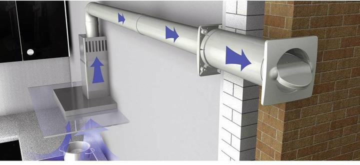 Produktbild Wallair N37217 Energiespar-Mauerkasten Kunststoff Passend für Rohr-Durchmesser: