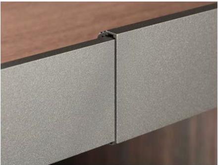 Produktbild Servetto Auszugsrahmen Vorder-/Rückseitenprofil Papillon 560 - 800 mm anthrazit (1 Stk.)