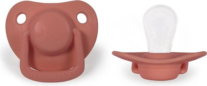 Filibabba Schnuller 2er Pack - Coral 0-6 Monate (2x, 0 - 6 Monate)