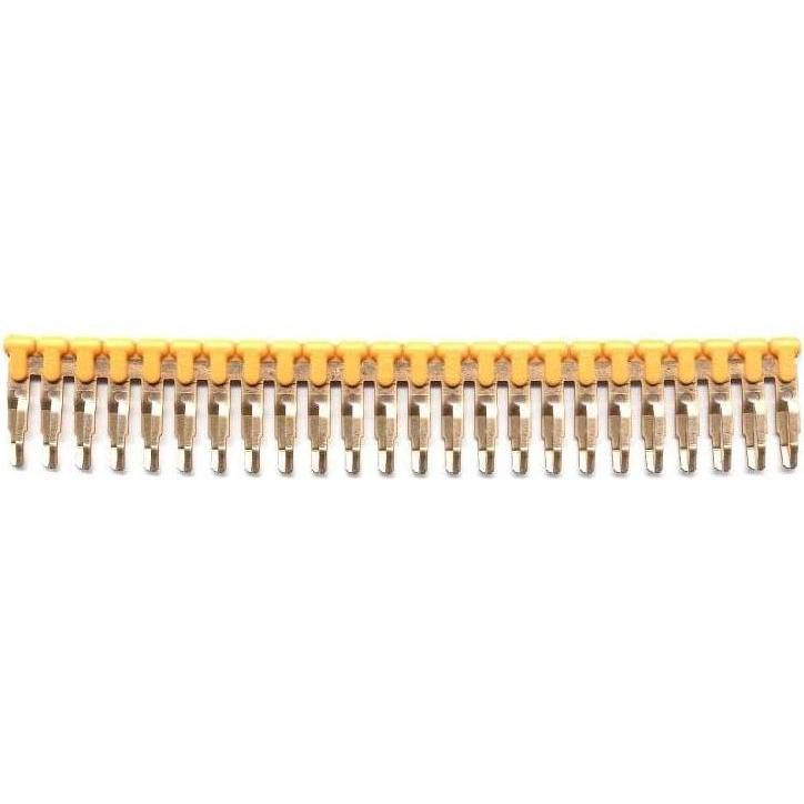 RS PRO Steckbrücke für Anschlussklemmenblock 20A, Cavo + Spina elettrica, Arancia