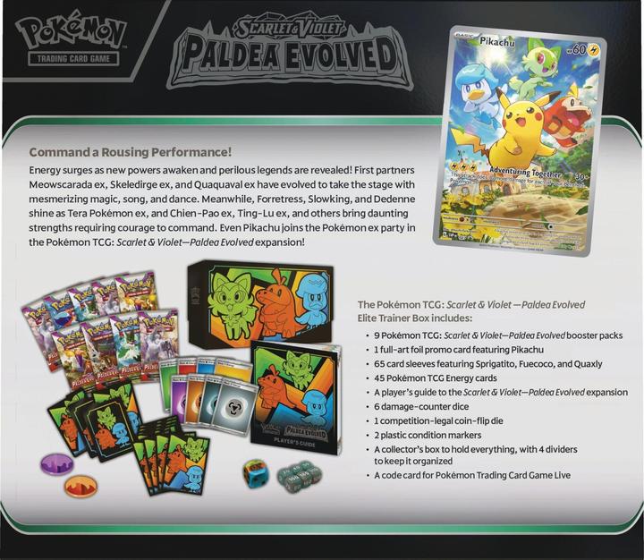 Produktbild Pokémon SV02 - Elite Trainer Box (Englisch, Elite / Top Trainer Box)