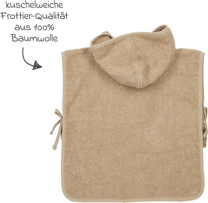 Image du produit Meyco Badeponcho & Bademäntel Badeponcho Frottee 1 - 3 Jahre - Sand