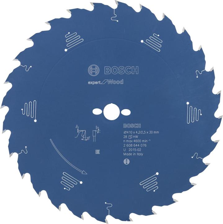 Produktbild Bosch Professional Zubehör Kreissägeblatt Expert for Wood, 410 x 30 x 4,2 mm, 28