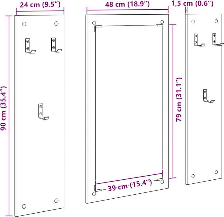 Actual product image vidaXL Kleiderständer