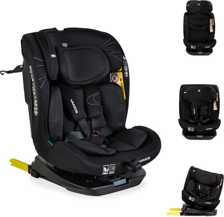 Moni Kindersitz Vamos i-Size (40-150cm) (Reboarder, Kindersitz, ECE R129/i-Size Norm)