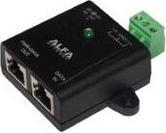 Actual product image Alfa Network APOE03GS - Passive PoE Injector with ESD Protection (802.3at (PoE+), 802.3af (PoE))