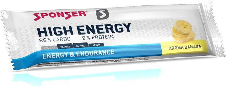 Produktbild Sponser High Energy Bar (Banane, 30 Stk., 1350 g)