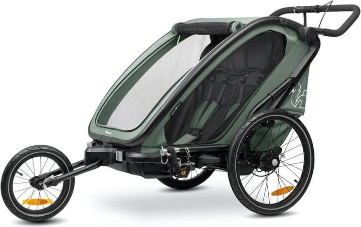 Actual product image Hauck 3in1 Fahrradanhänger Bike N Walk Duo für