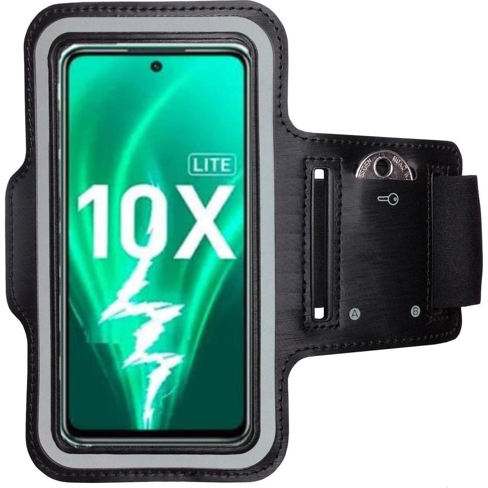 CoverKingz Sportarmband für Honor 10X Lite, Smartphone Sportarmband, Schwarz
