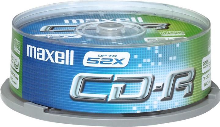 Immagine prodotto Maxell CD-R 80XL 52x 100 Pack (100x)
