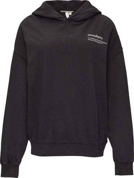 S.Oliver Sweatshirt Oversized-Kapuzensweatshirt mit Waschung (S)