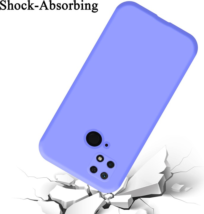 Produktbild Cadorabo TPU Liquid Silicone Case Hülle für Xiaomi RedMi 10C / POCO C40 (Xiaomi Poco C40, Xiaomi Redmi 10C)