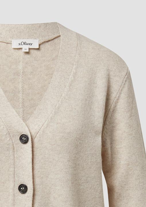Produktbild s.Oliver Strickjacke Strick-Cardigan aus Wollmix (36)