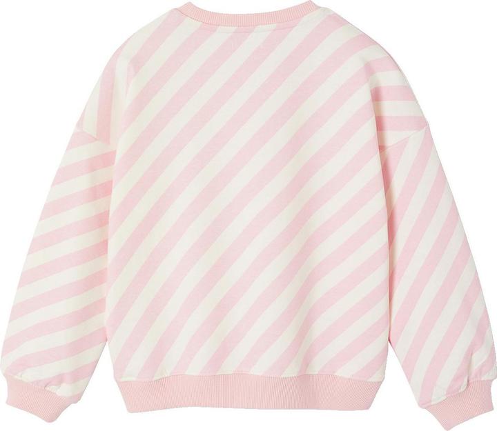 Produktbild Vertbaudet Gestreiftes Sweatshirt mit Schrift HOLA CHICAS Mädchen (116)