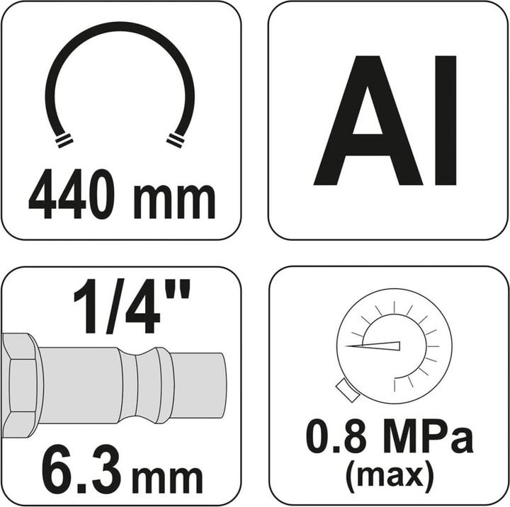 Image du produit Yato Pistolet De Gonflage De Pneus