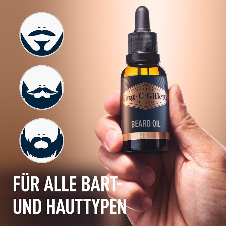 Productafbeelding King C. Gillette Baardolie (30 ml)