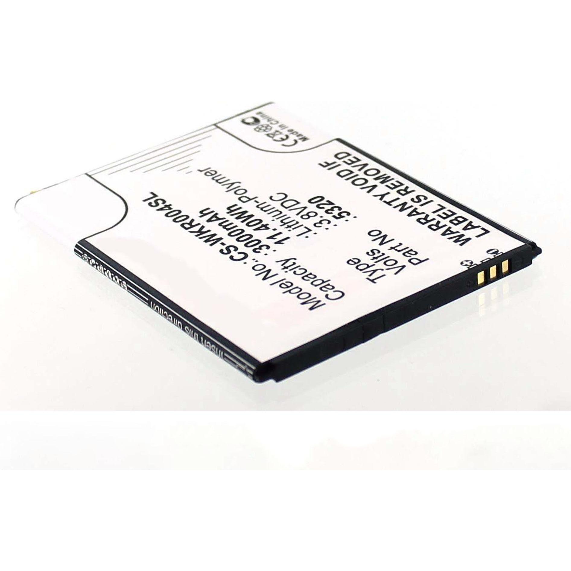 Thumbnail - AGI 39089 - Akku - Wiko - Schwarz - Lithium Polymer (LiPo) - 3000 mAh - 3,8 V, Smartphone Akku