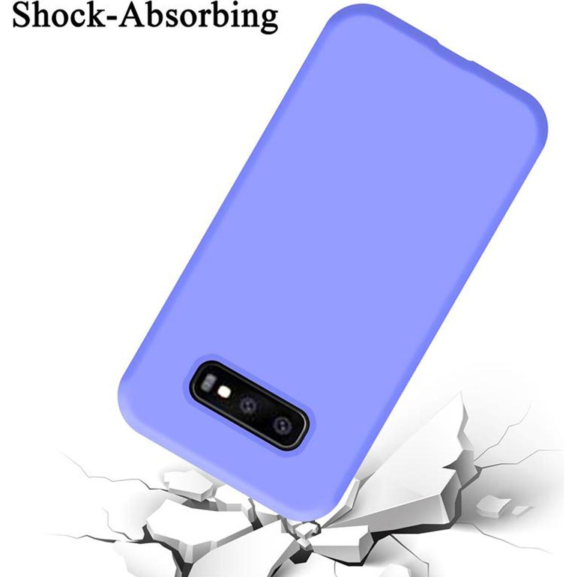 Thumbnail - Cadorabo TPU Liquid Silicone Case Cover (Samsung Galaxy S10e), Smartphone Hülle, Violett