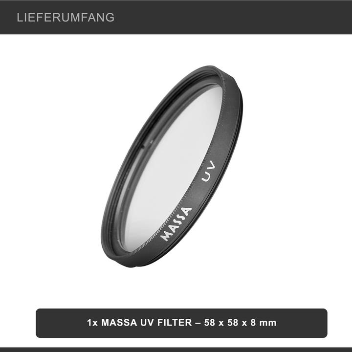 Produktbild Massa High Quality UV-Filter 58 mm (58 mm, UV-Filter)