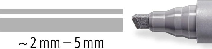Produktbild Staedtler ® Flipchartmarker Lumocolor® 356 2-5mm grau (Grau, 5 mm, 1 x)