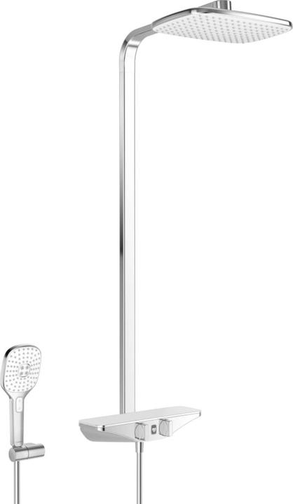 Actual product image Hansa Hansaemotion Wellfit shower system, battery operation, Bluetooth, Thermo cool, projection 401