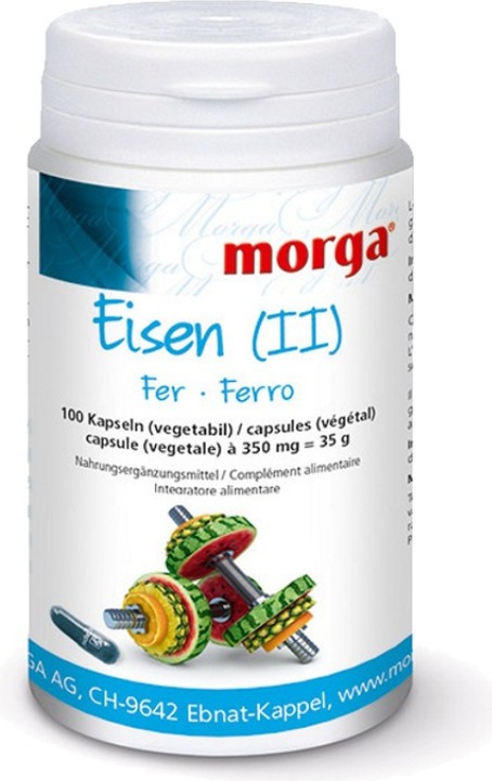 Actual product image Morga Iron II Capsules (100 Piece, Capsules, 300 g)