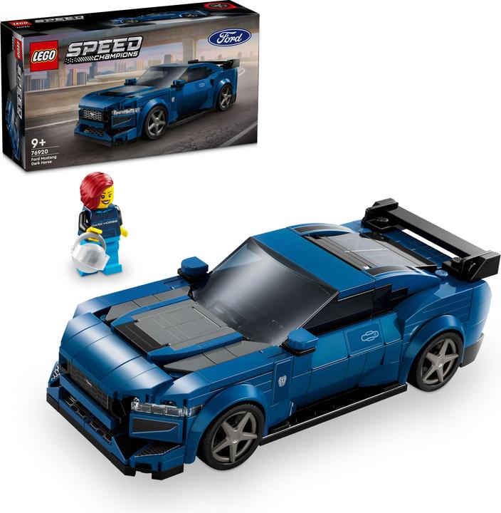 Image du produit LEGO Ford Mustang Dark Horse voiture de sport (76920, LEGO Speed Champions)