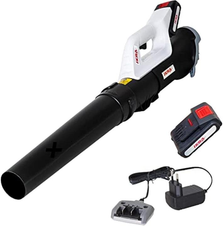Actual product image Ikra Battery-powered leaf blower 20V 2Ah Mogatec ICB 20 (Rechargeable battery operated, Leaf blower)