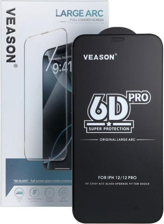 Produktbild Veason Protective glass 6D Pro Glass (SET 10in1) - for Samsung Galaxy S25 Edge black (10 Stück, Samsung Galaxy S25 Edge)