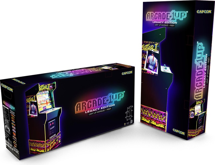 Actual product image Arcade1Up Capcom Streetfighter II Legacy Edition