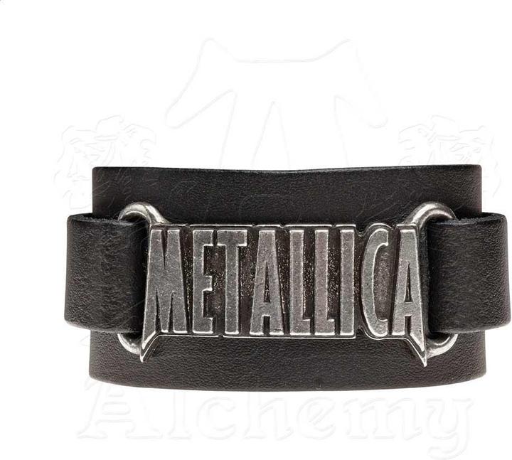 Produktbild Metallica Logo Lederarmband Erwachsene (100% synthetisches Material)