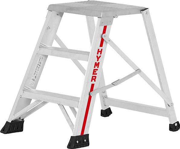 kaiserkraft Alu-Klapptritt (Trittleiter, 72 cm)