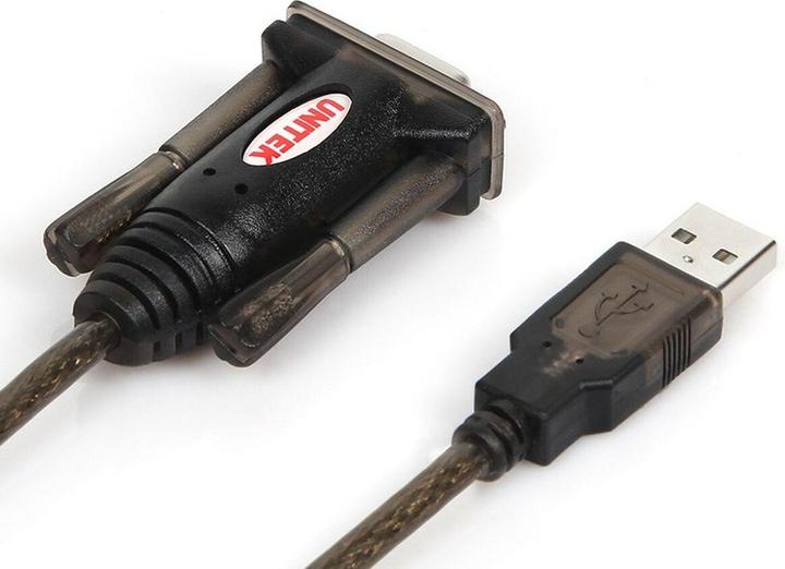 Produktbild Unitek Y-105 USB v. 1.1. RS232 Schwarz Kabelschnittstellen-/adapter (1.50 m)