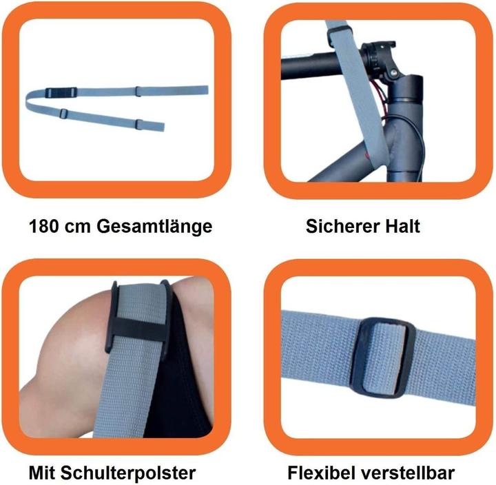 Actual product image Lanco Universal carrying strap for e-scooter