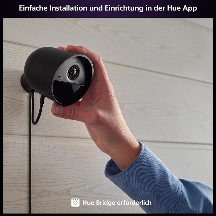 Actual product image Philips Hue Secure Wired Camera (1920 x 1080 Pixels)