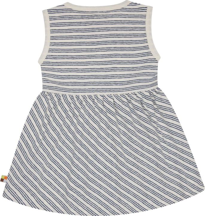 Produktbild loud + proud Kleid Streifen mit Leinen (122, 128)