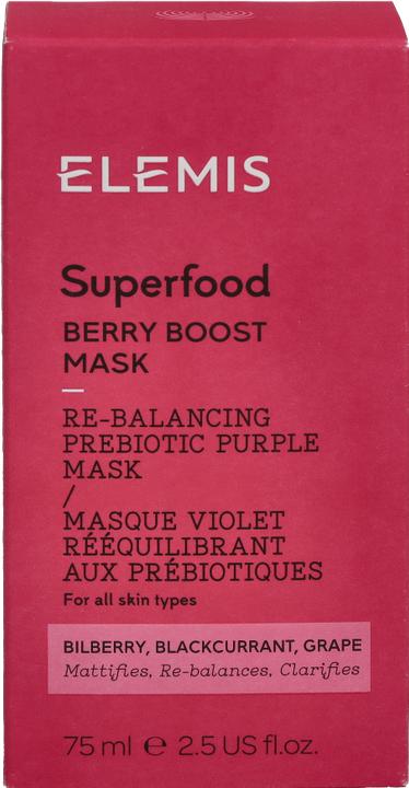 Actual product image Elemis Superfood Berry Boost Mask (75 ml)